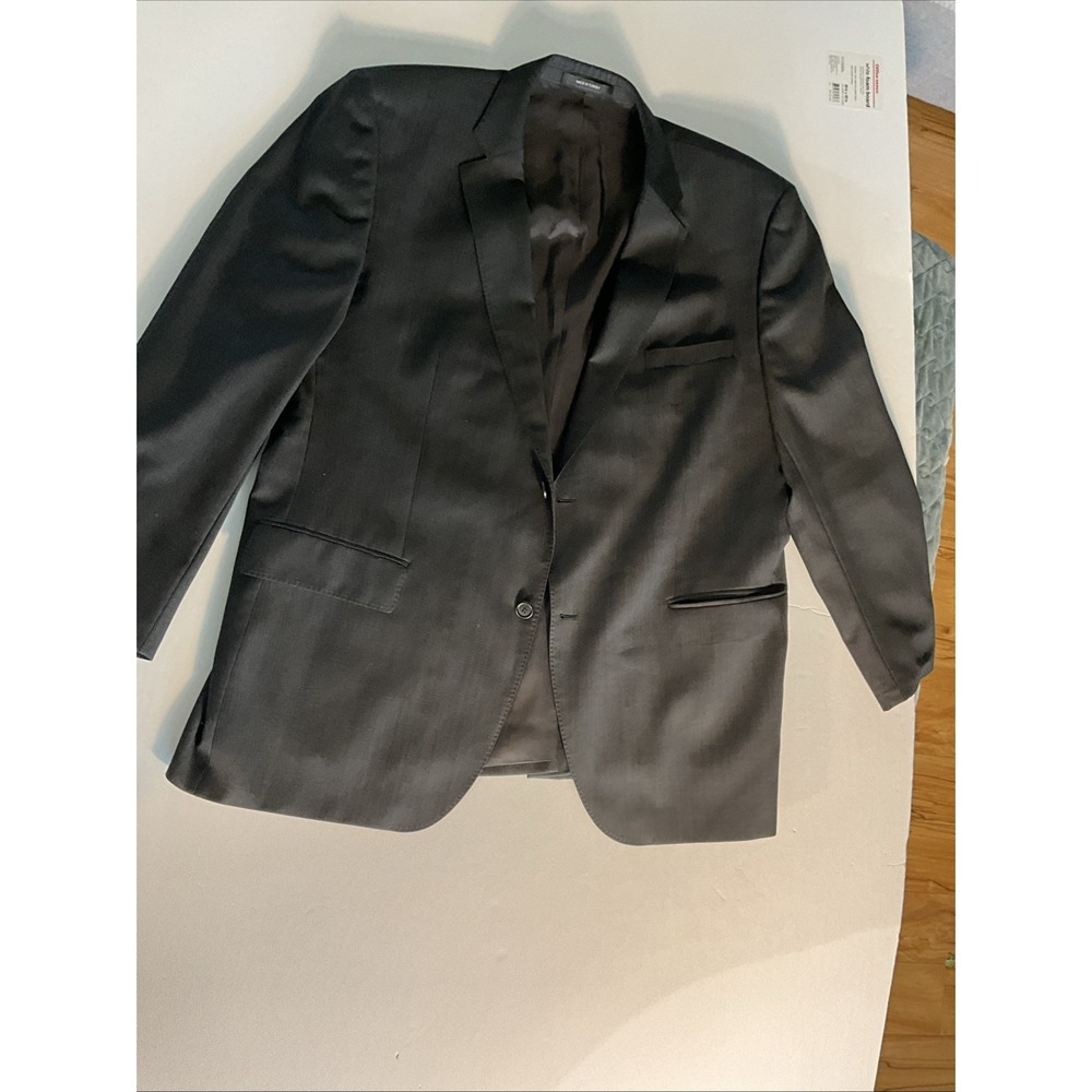 BOSS Hugo Boss The Jam Sharp1 Wool Suit Jacket Blazer Black US 50R EU 60